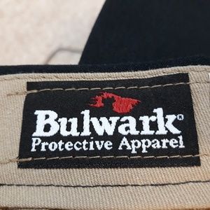 BULWARK FLAME RES. PANTS DK NAVY 38 X 37, unhemmed